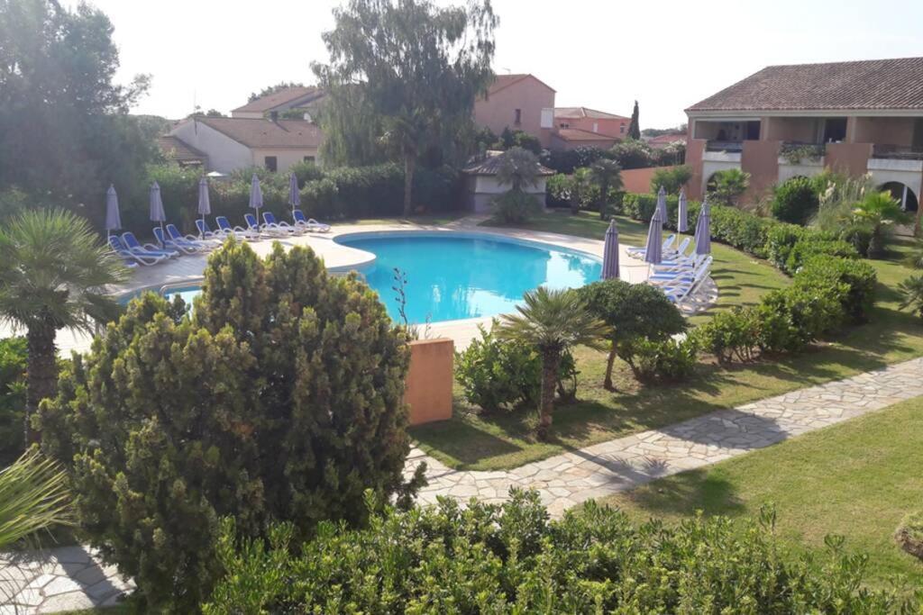 Appartement Les Pieds Dans L'Eau 300 M Plage - 2 Piscines Linguizzetta Екстер'єр фото
